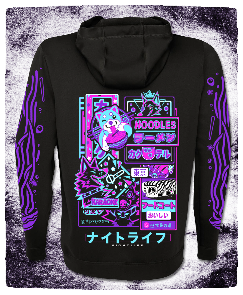 Nightlife - Pullover Hoodie – Nomad Complex Nightlife - Pullover Hoodie – Nomad Complex
