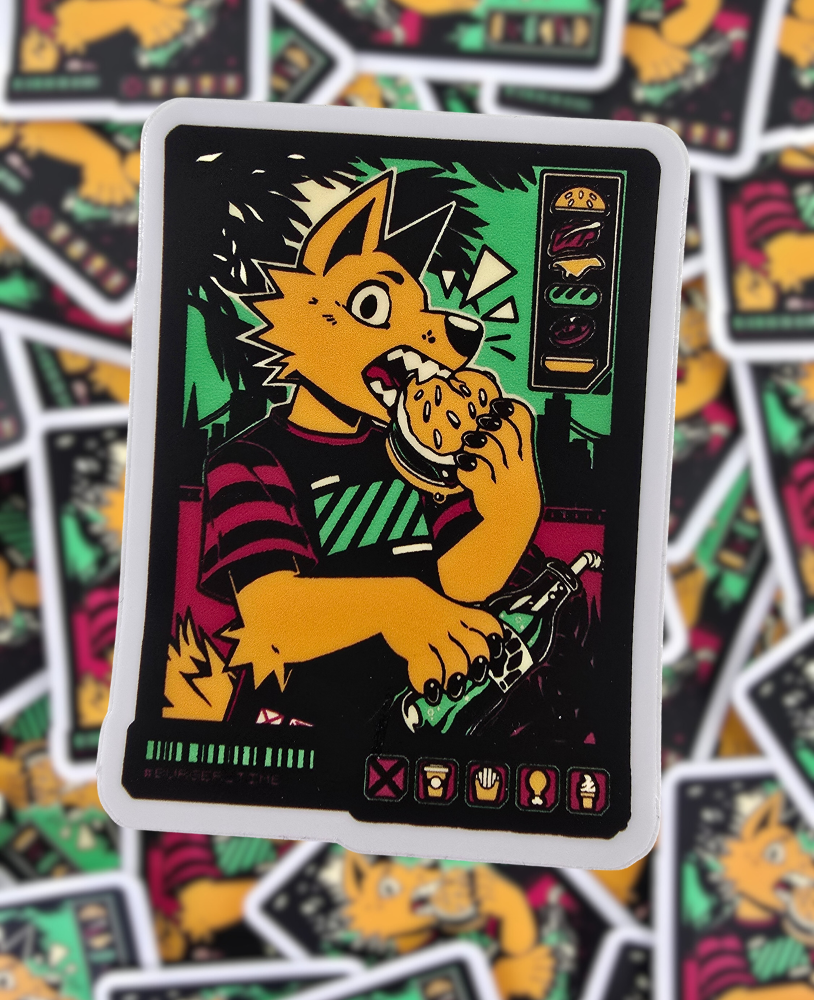 Burger - Sticker – Nomad Complex
