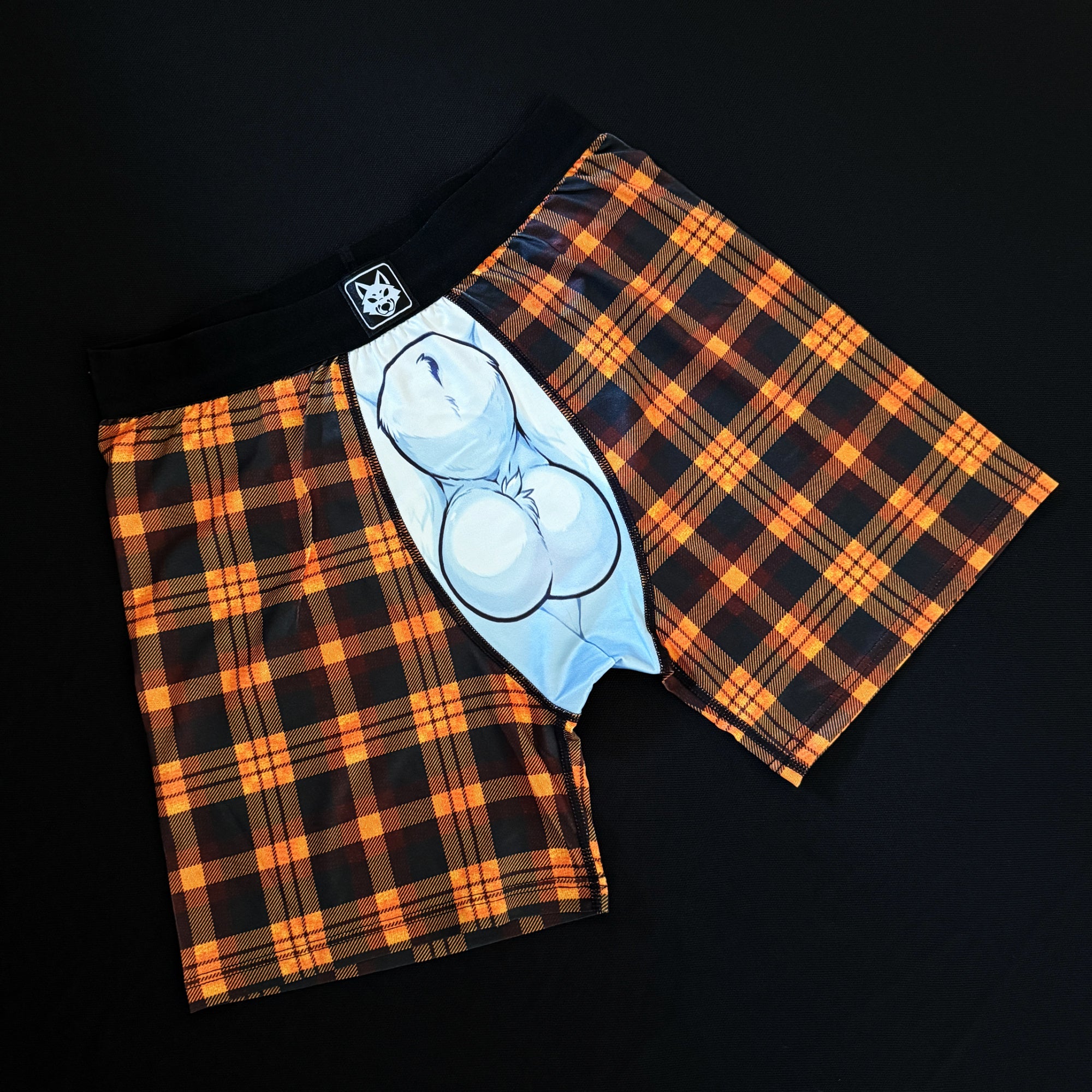 SYS Fox (Orange Plaid) - Boxer Briefs
