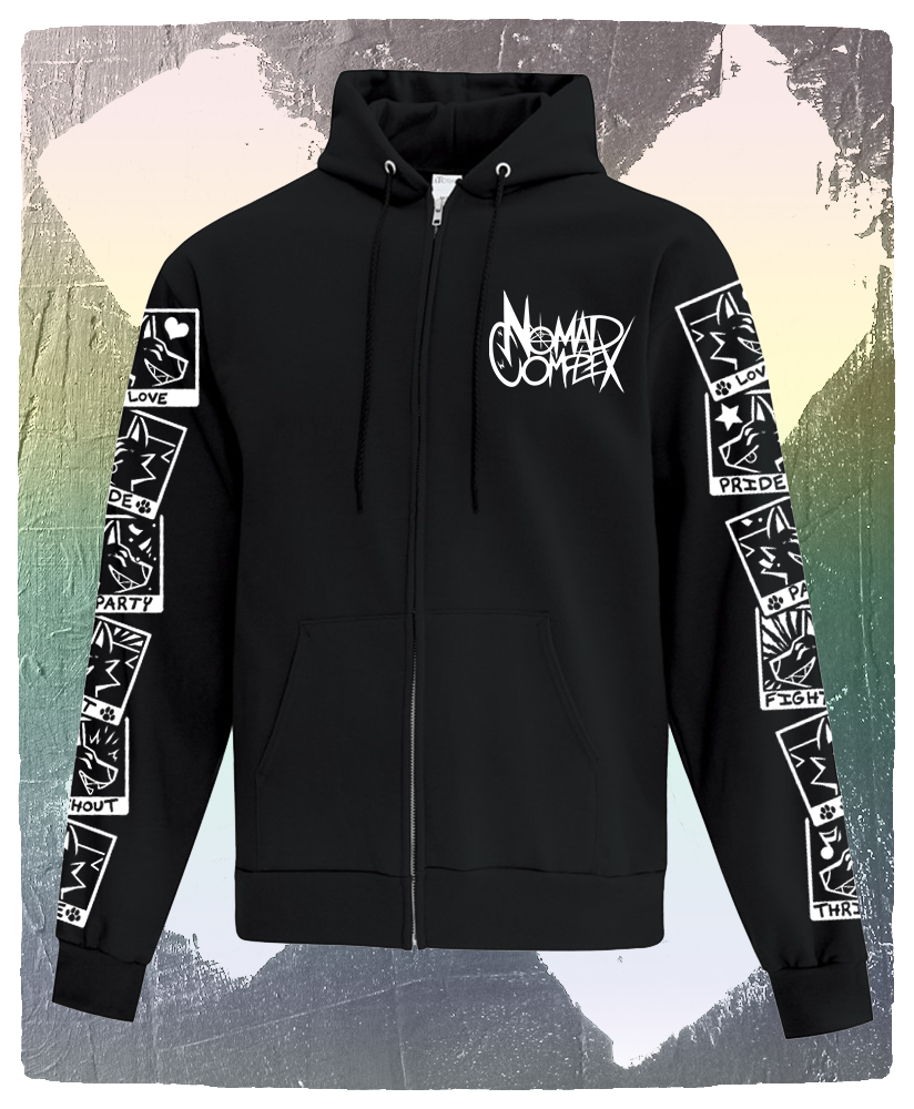 Pawlaroid - Zip Hoodie – Nomad Complex