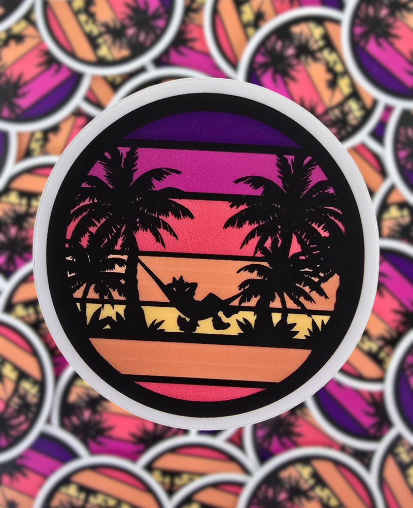 Vibin' (Sunset) - Sticker – Nomad Complex