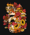 nomad complex fox fall mushroom flower black tshirt cotton apparel crew cut vancouver 